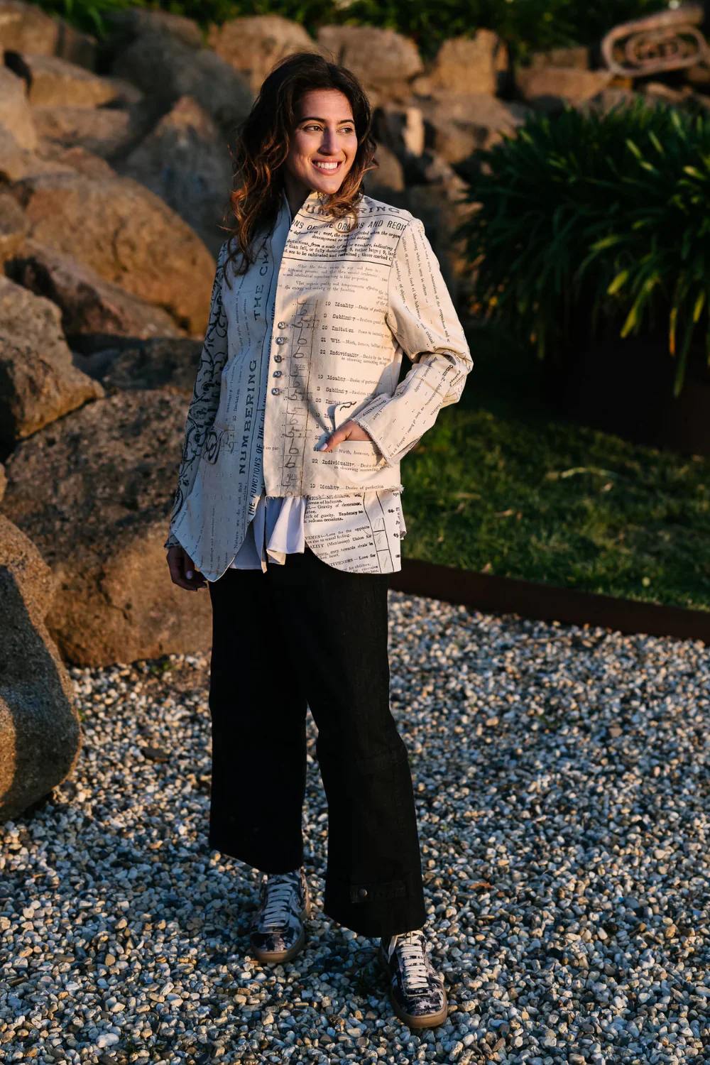 M.A.Dainty Splice Jacket | Phrenology Print - Image 7