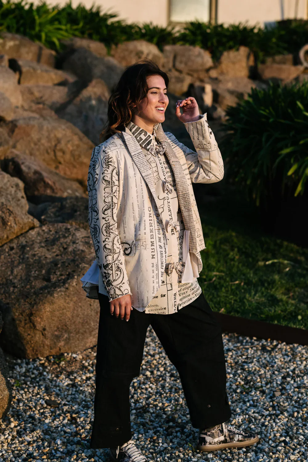 M.A.Dainty Splice Jacket | Phrenology Print - Image 8