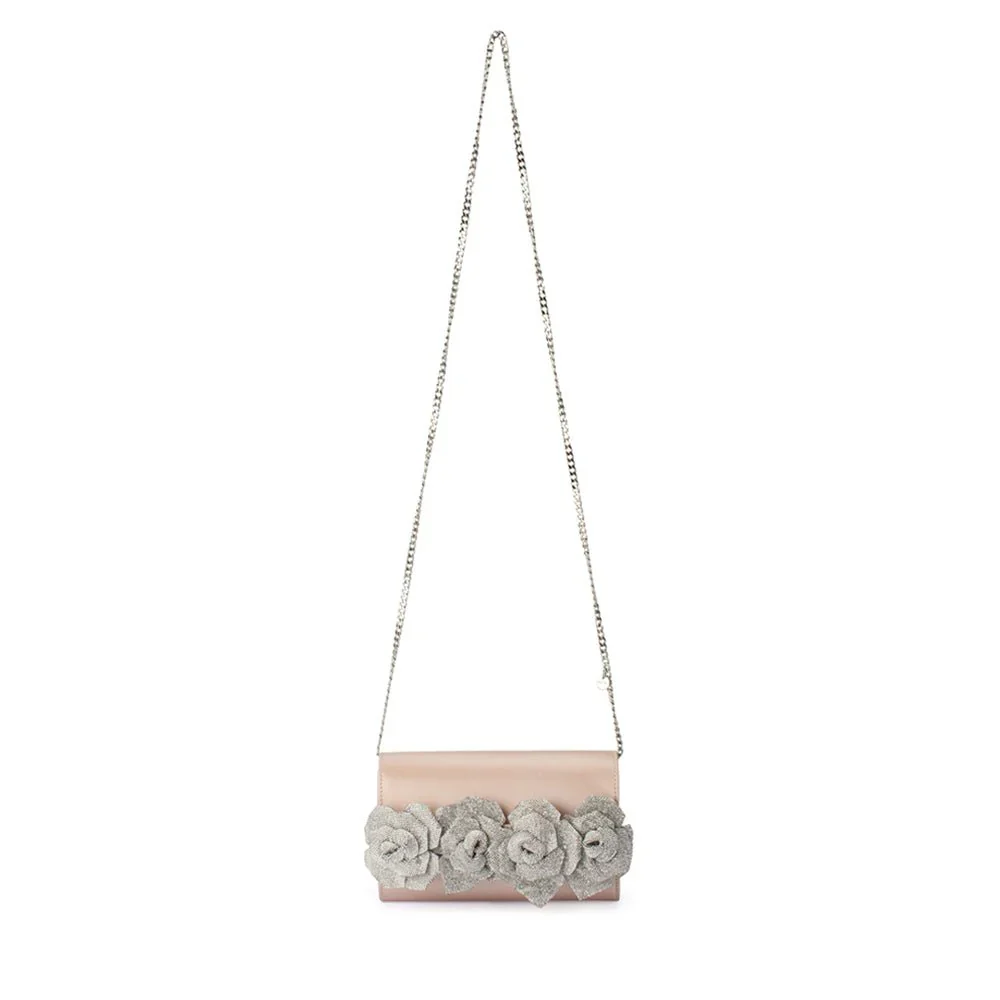 Stella Rosette Clutch | Natural - Image 4