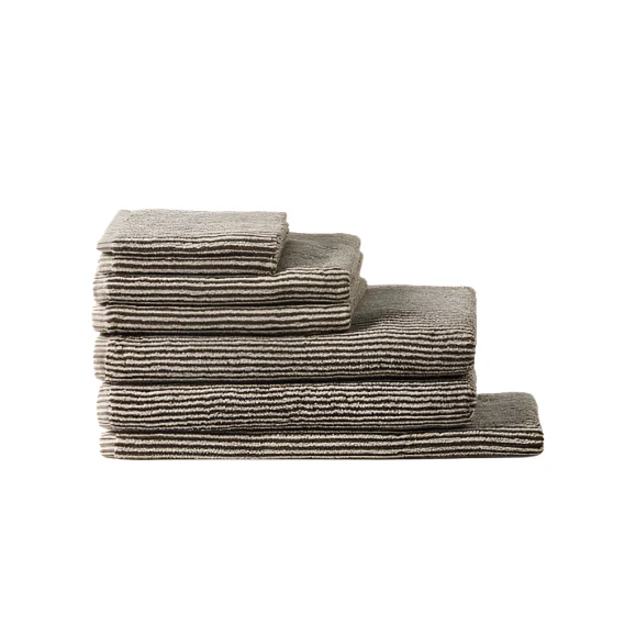 Stripe Cotton Bath Mat | Cocoa/Bone - Image 8