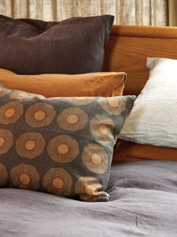 Sunflower Cushion | Pepper/Multi 55x45cm - Image 3