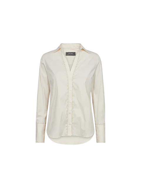 Sybel Wave Shirt | Ecru - Image 3