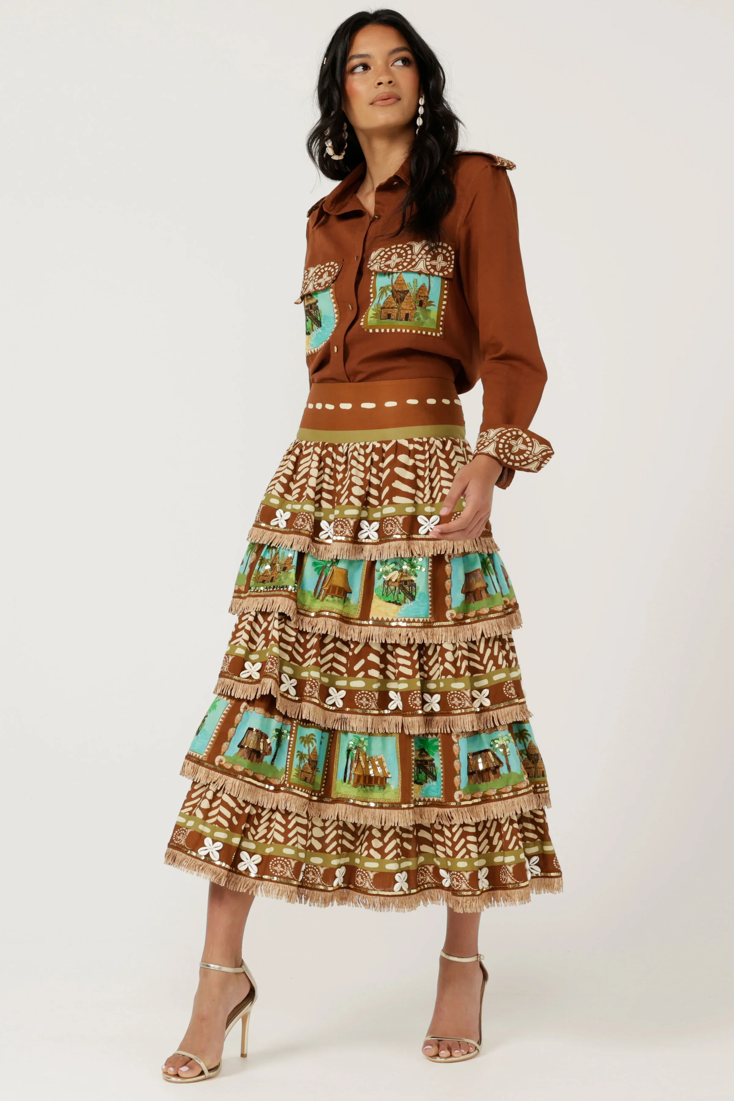 The Canopy Hut Ruffle Skirt