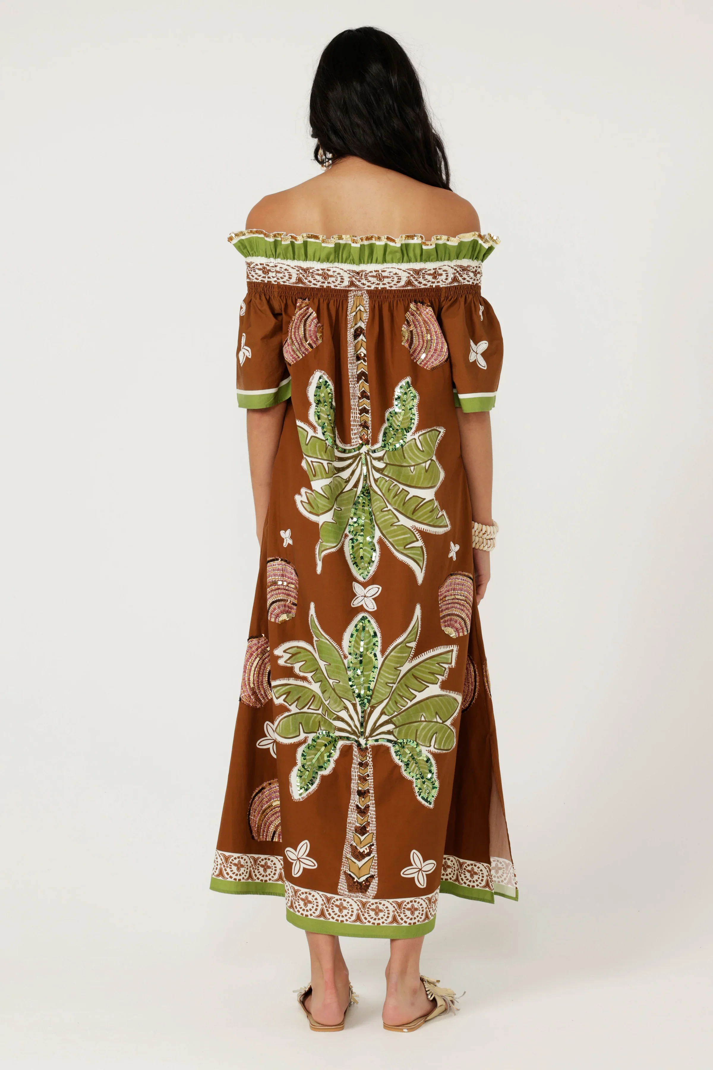 The Palm Eden Off Shoulder Dress - Image 7