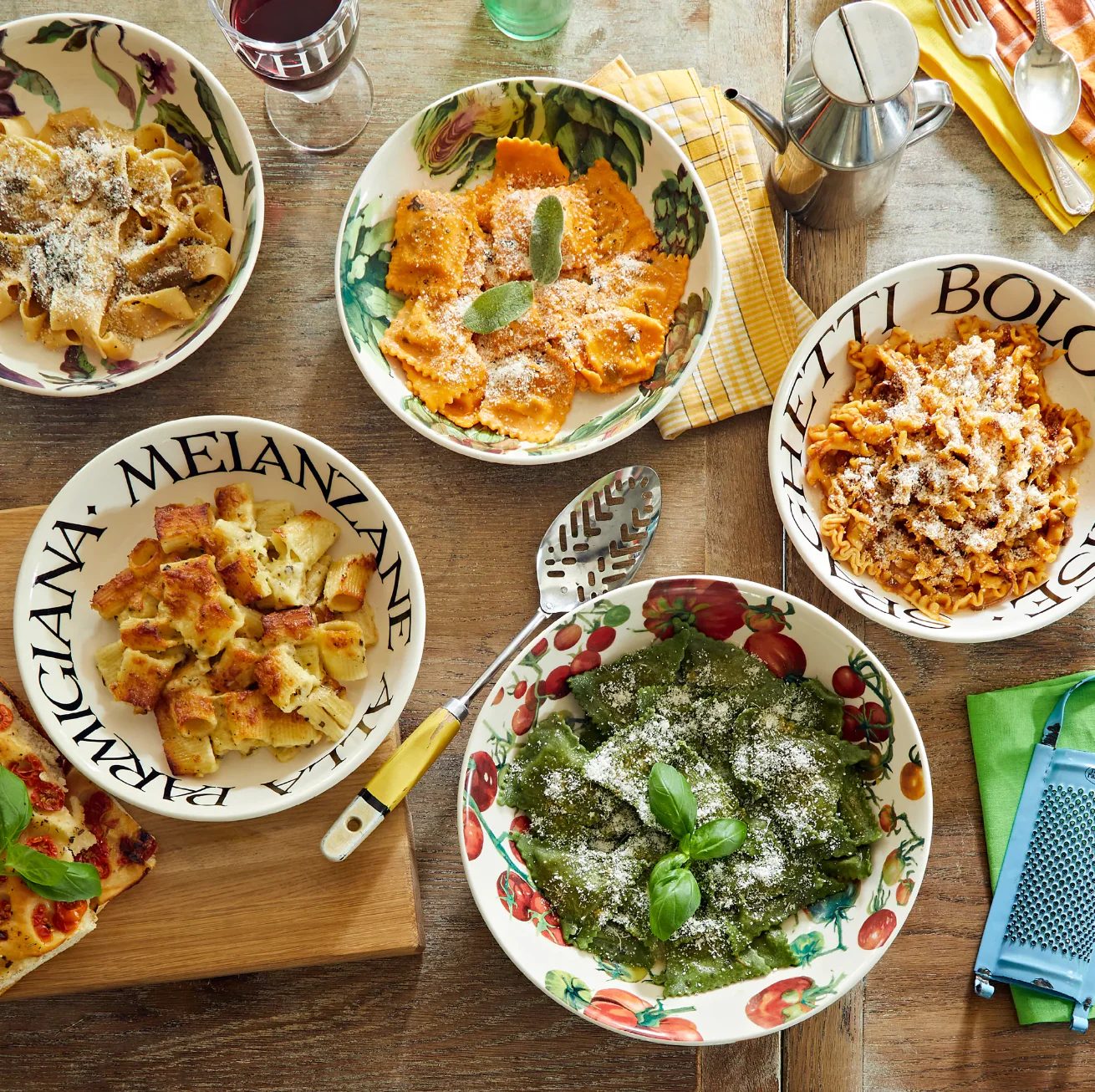 Vegetable Garden Artichoke Pasta Bowl | Medium - Image 7