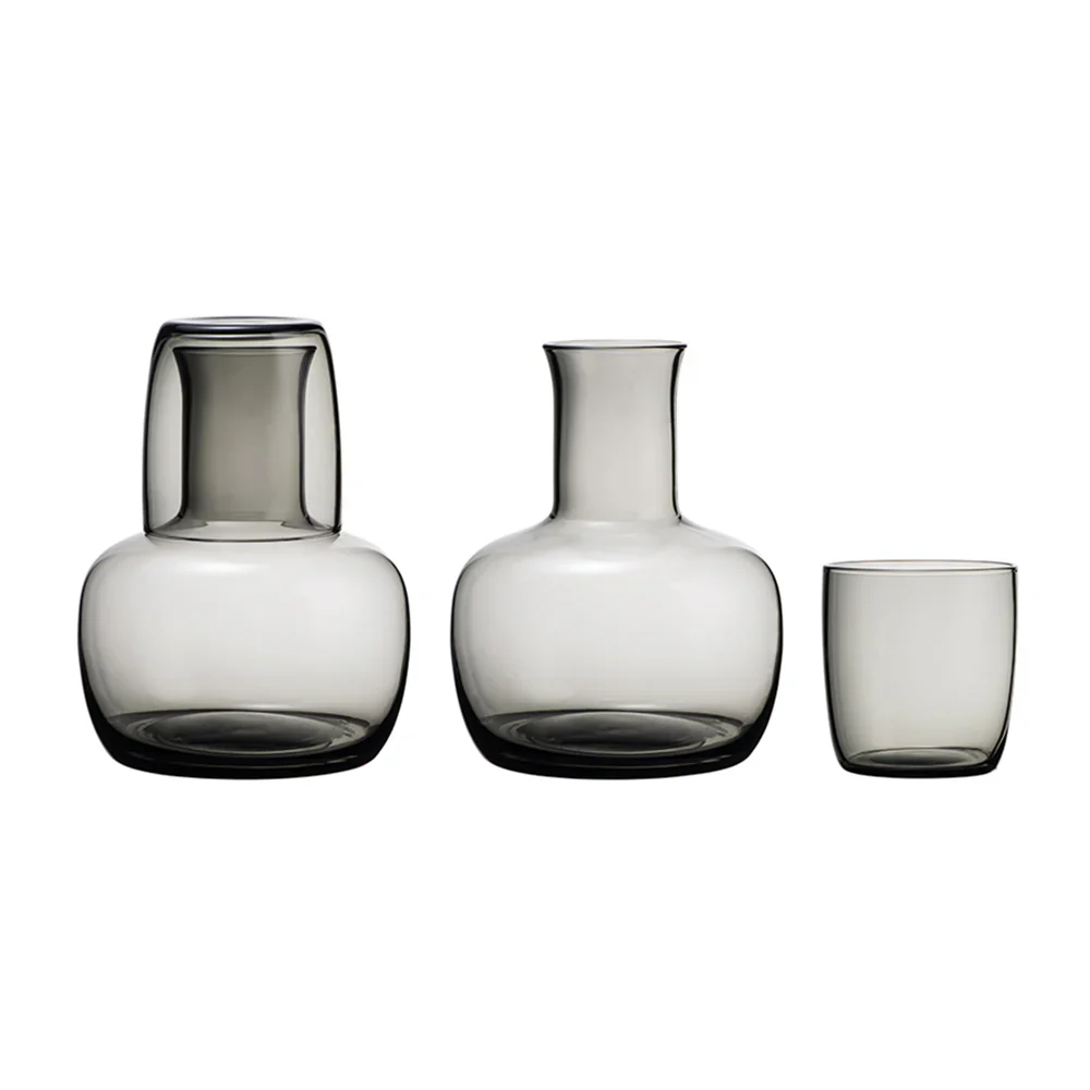 Water Carafe Set | Bulb Charcoal - Image 3