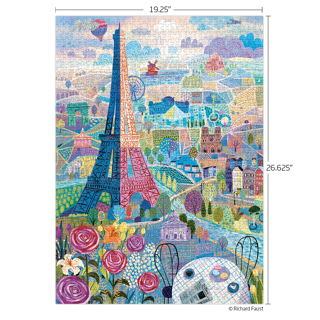 Werksopphe 1000 Pc Puzzle | Paris - Image 3