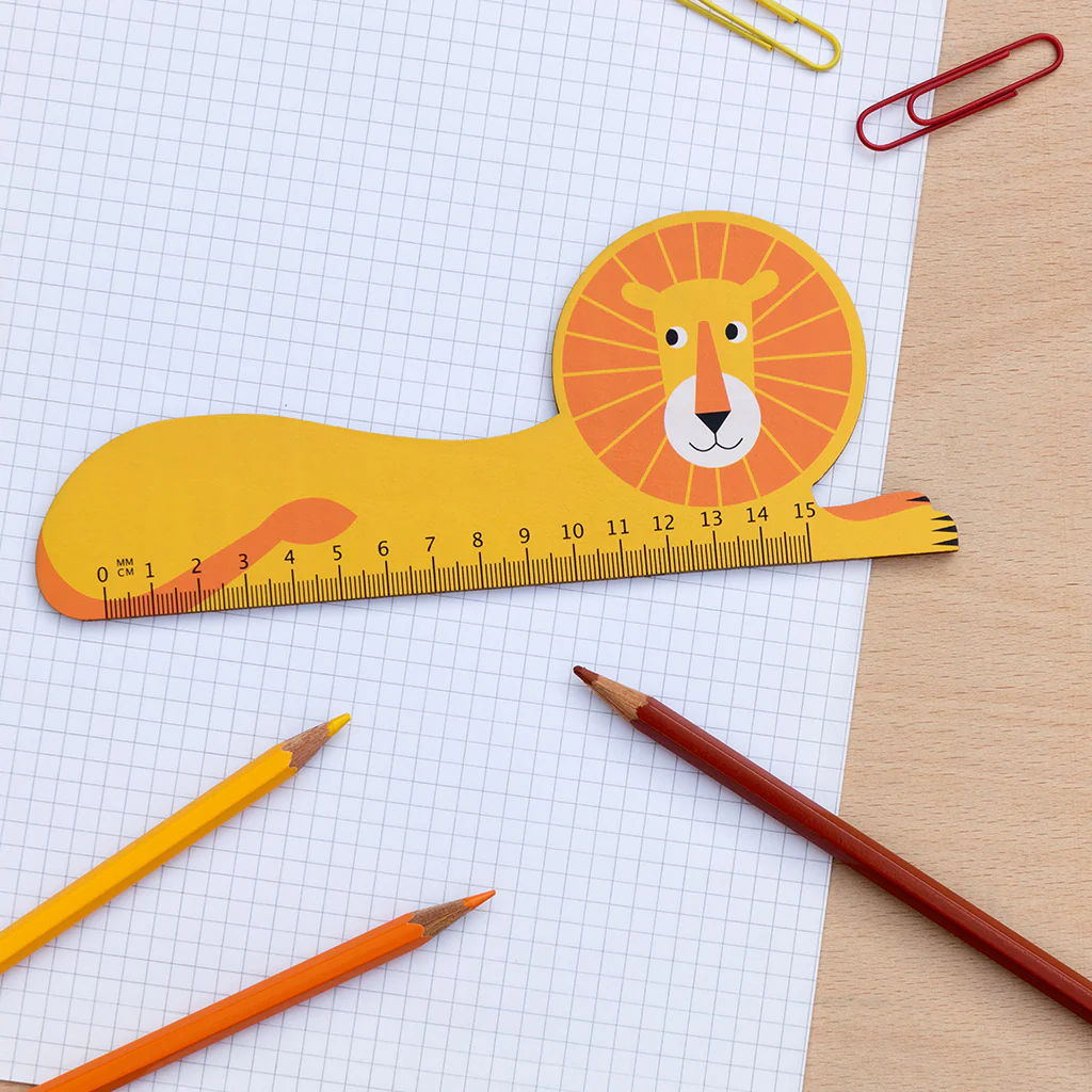 Wooden Ruler | Lion - Image 3