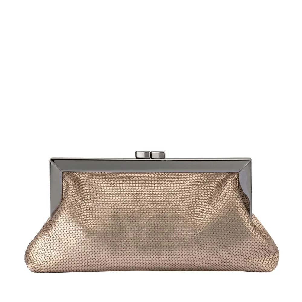 Zephyr Sequin Clutch | Pewter - Image 2